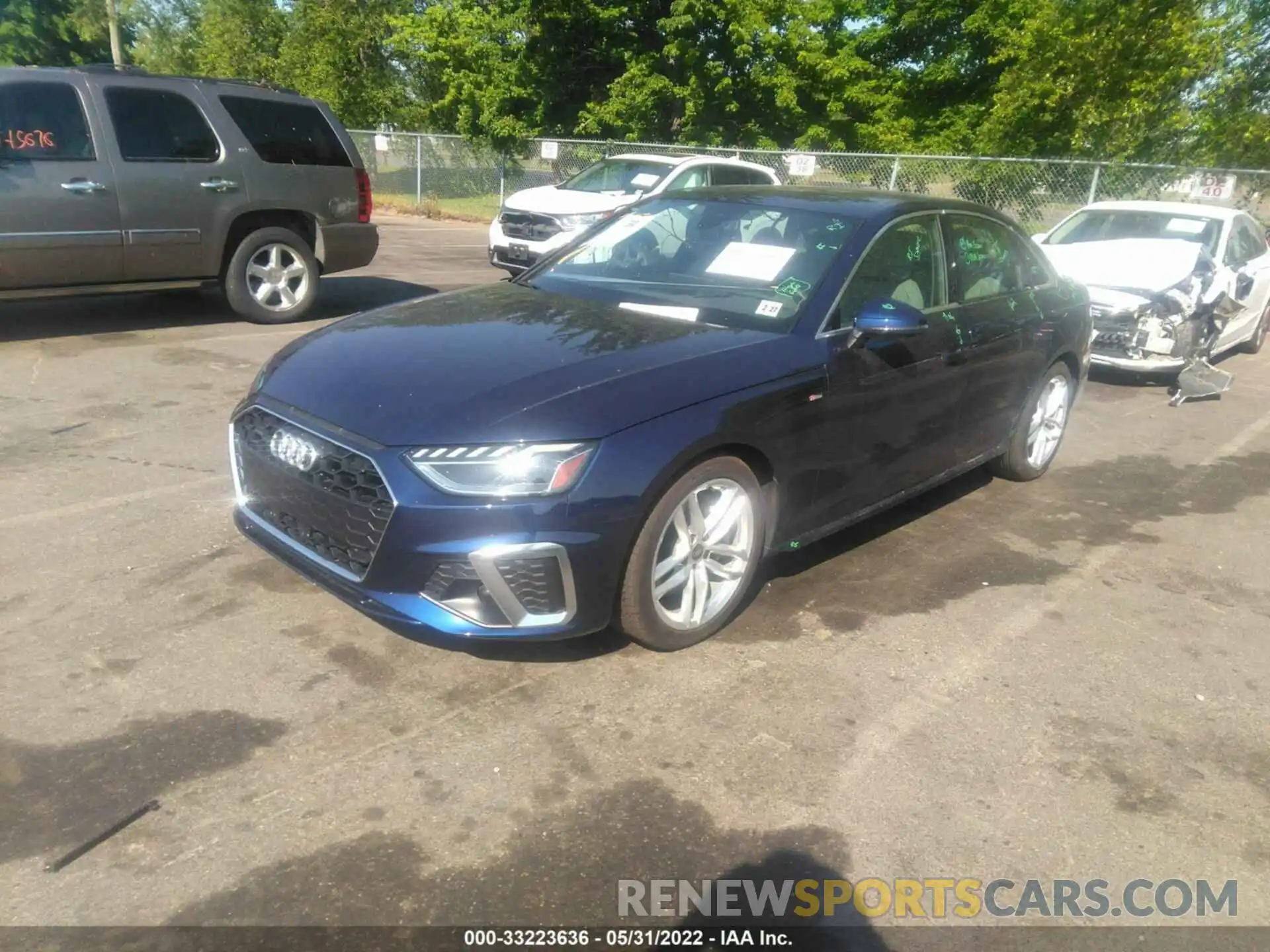 2 Photograph of a damaged car WAUEAAF43NA022043 AUDI A4 SEDAN 2022