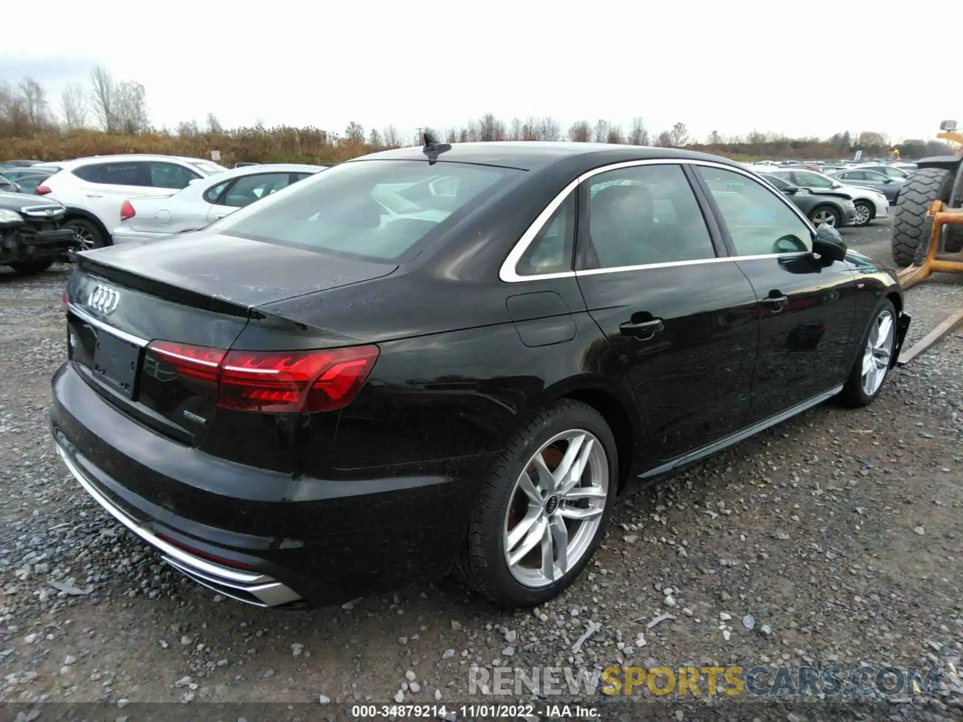 4 Photograph of a damaged car WAUEAAF44NN008872 AUDI A4 SEDAN 2022