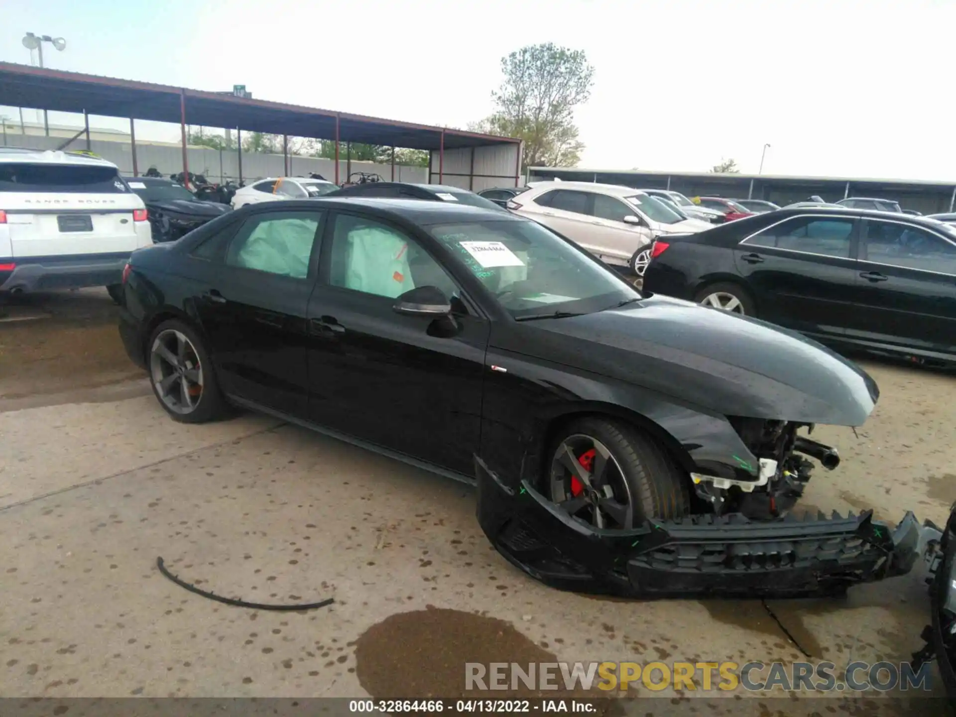 1 Photograph of a damaged car WAUEAAF49NN005210 AUDI A4 SEDAN 2022