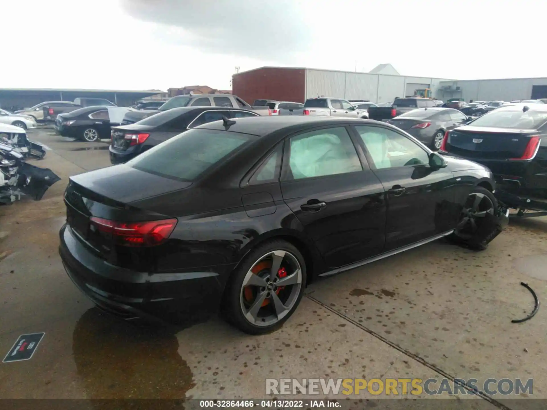 4 Photograph of a damaged car WAUEAAF49NN005210 AUDI A4 SEDAN 2022