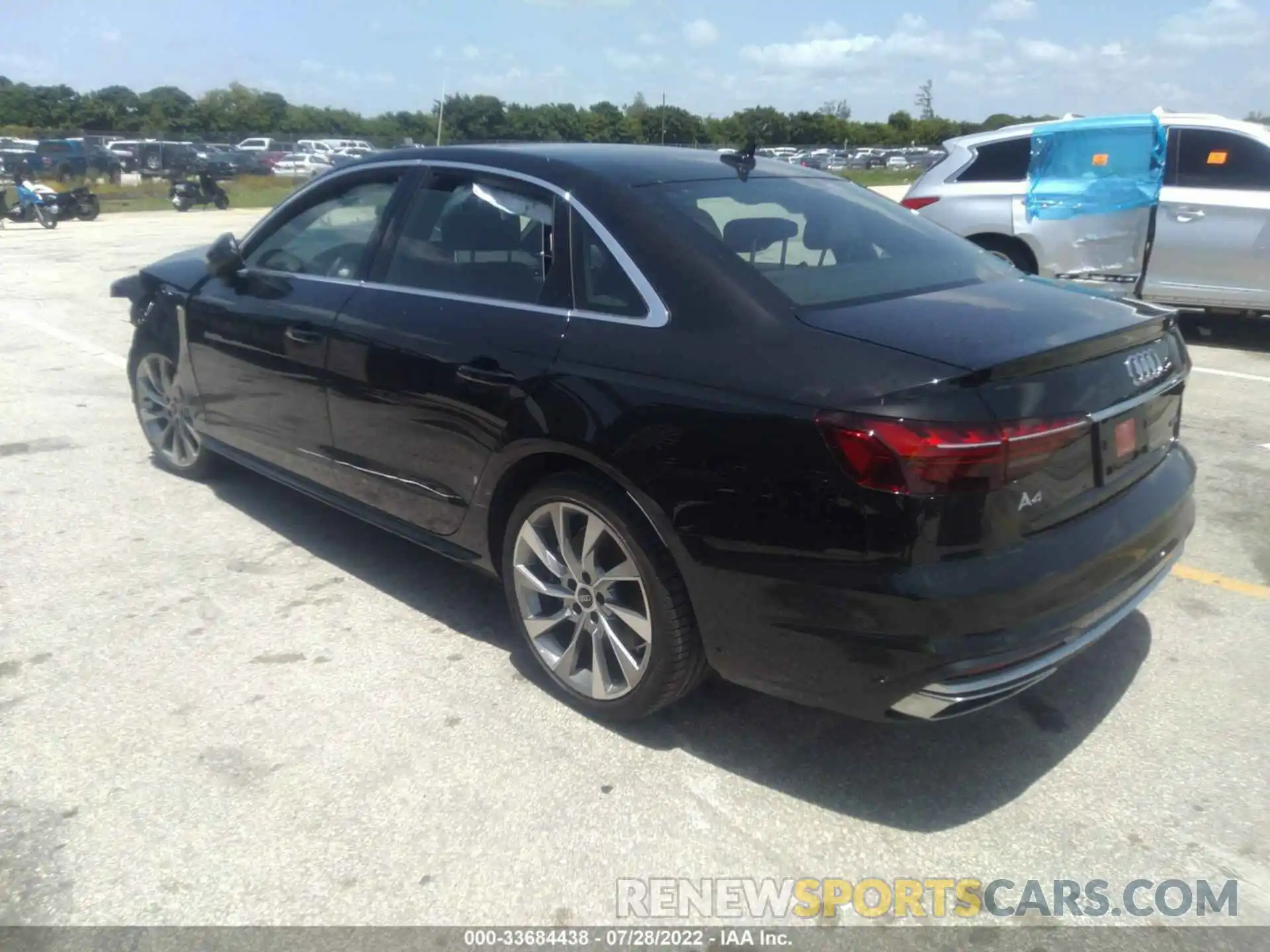 3 Photograph of a damaged car WAUEAAF49NN007653 AUDI A4 SEDAN 2022