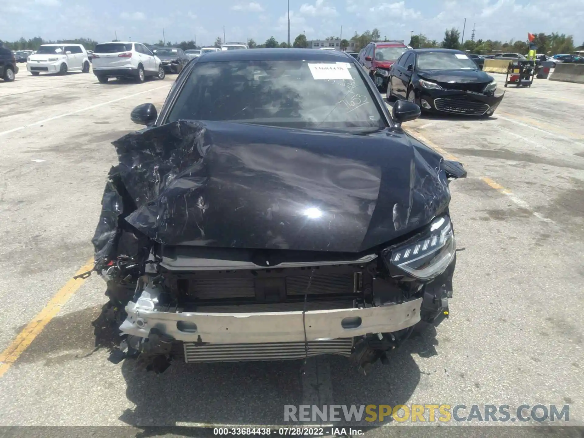 6 Photograph of a damaged car WAUEAAF49NN007653 AUDI A4 SEDAN 2022