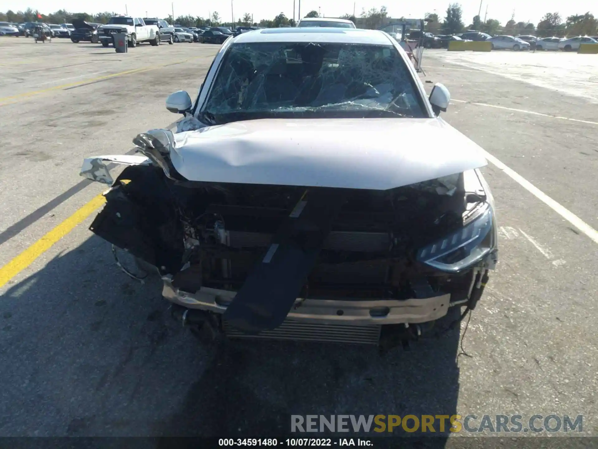 6 Photograph of a damaged car WAUEAAF49NN009855 AUDI A4 SEDAN 2022