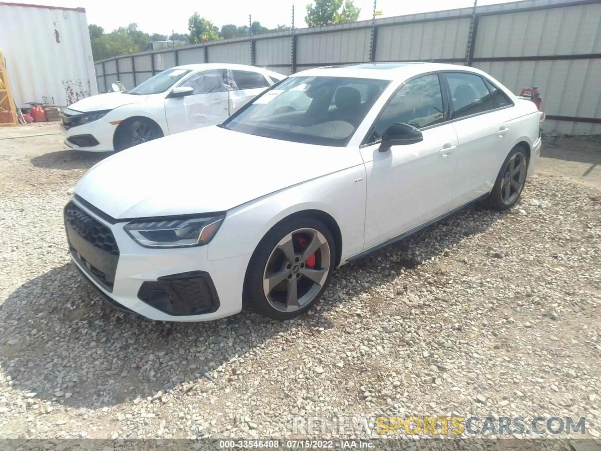 2 Фотография поврежденного автомобиля WAUEAAF4XNA015221 AUDI A4 SEDAN 2022