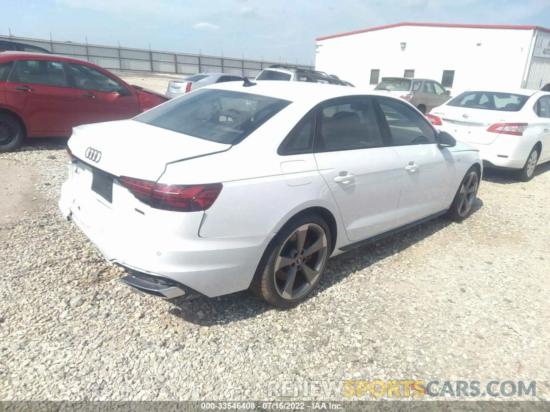 4 Фотография поврежденного автомобиля WAUEAAF4XNA015221 AUDI A4 SEDAN 2022