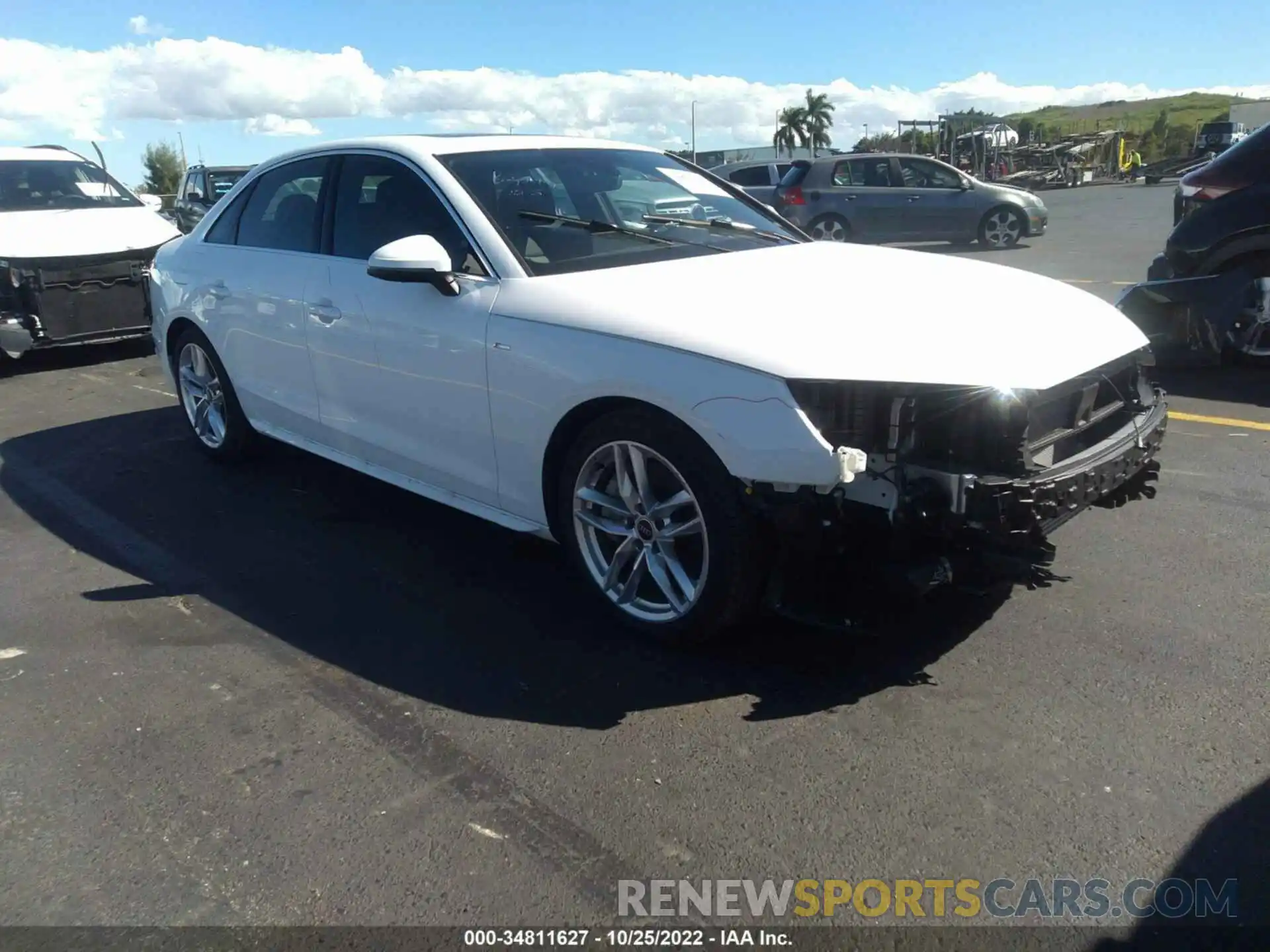 1 Photograph of a damaged car WAUEAAF45PN001545 AUDI A4 SEDAN 2023