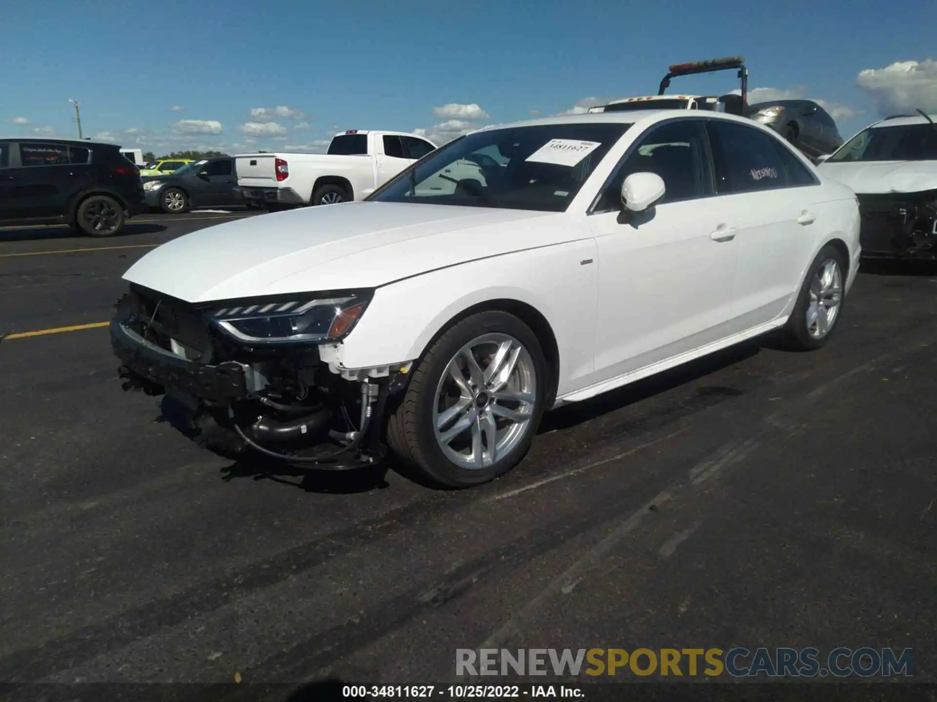 2 Photograph of a damaged car WAUEAAF45PN001545 AUDI A4 SEDAN 2023