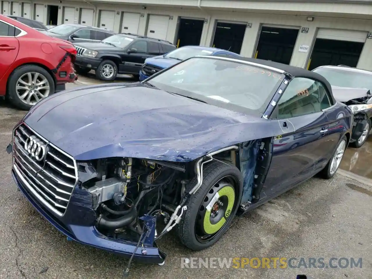 2 Photograph of a damaged car WAU2NGF58KN008579 AUDI A5 2019