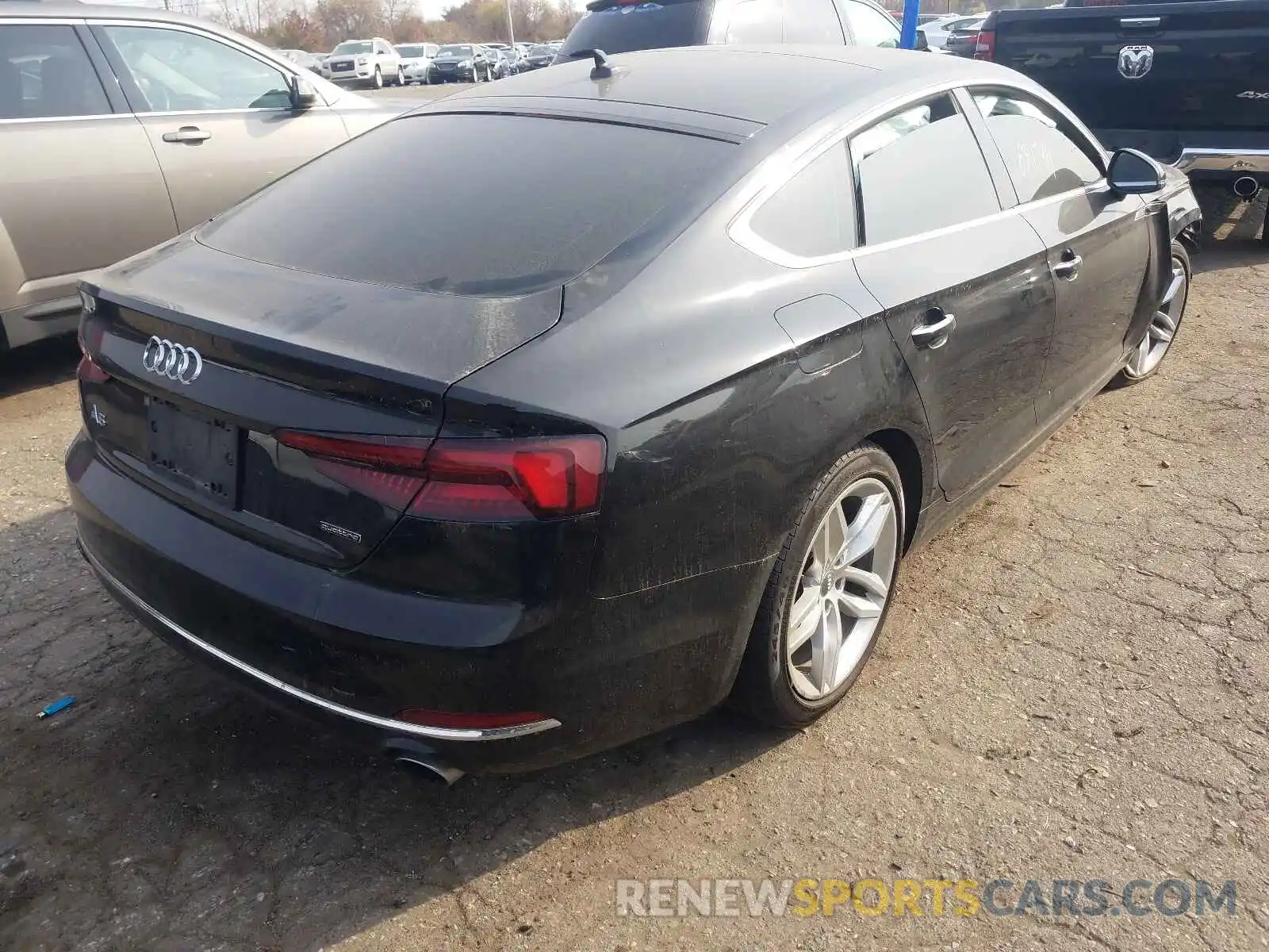 4 Photograph of a damaged car WAUANCF50KA053916 AUDI A5 2019