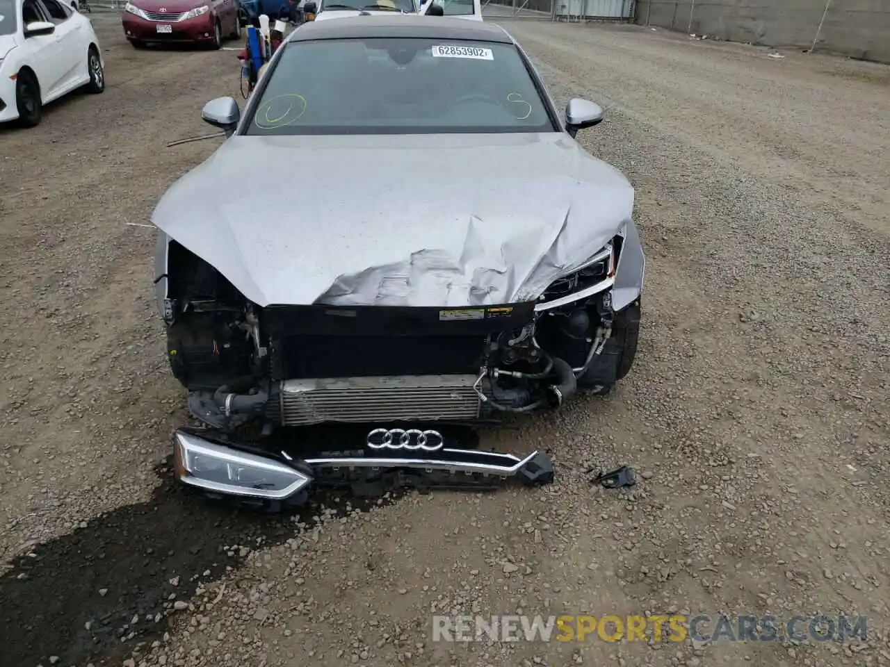 9 Photograph of a damaged car WAUANCF50KA058761 AUDI A5 2019