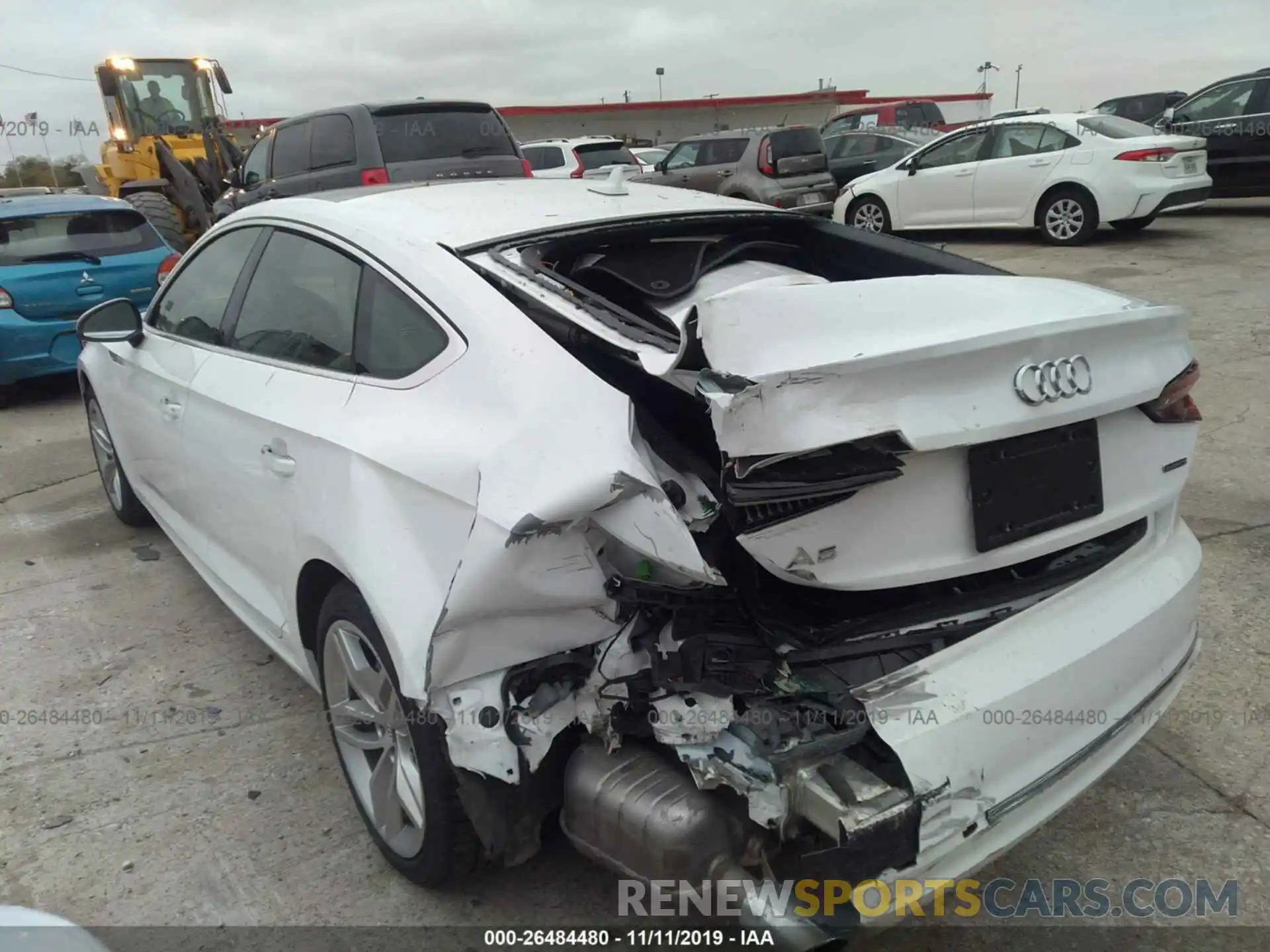 6 Фотография поврежденного автомобиля WAUANCF51KA059370 AUDI A5 2019