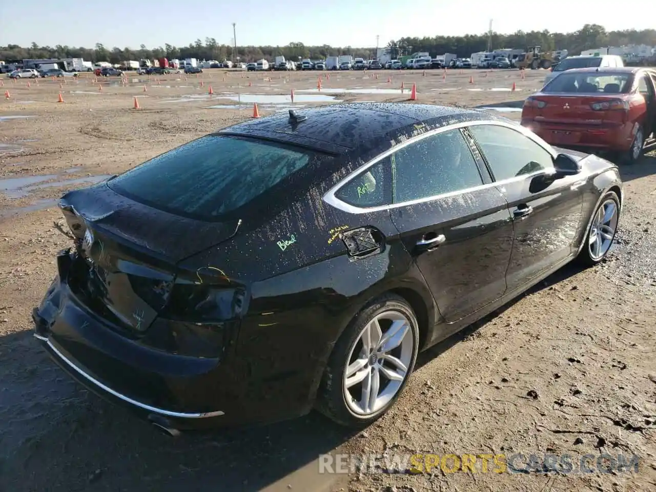 4 Photograph of a damaged car WAUANCF52KA024434 AUDI A5 2019