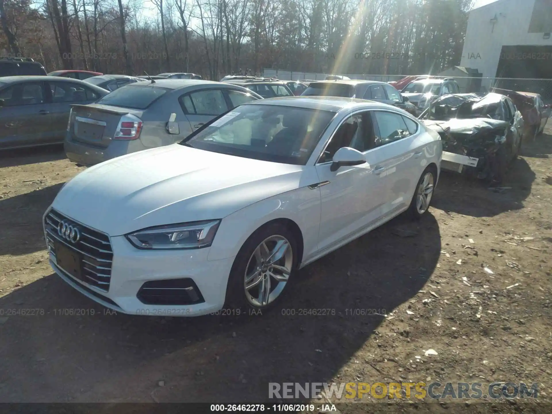 2 Photograph of a damaged car WAUANCF52KA056834 AUDI A5 2019