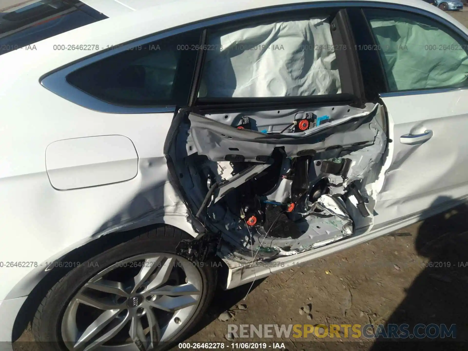 6 Photograph of a damaged car WAUANCF52KA056834 AUDI A5 2019