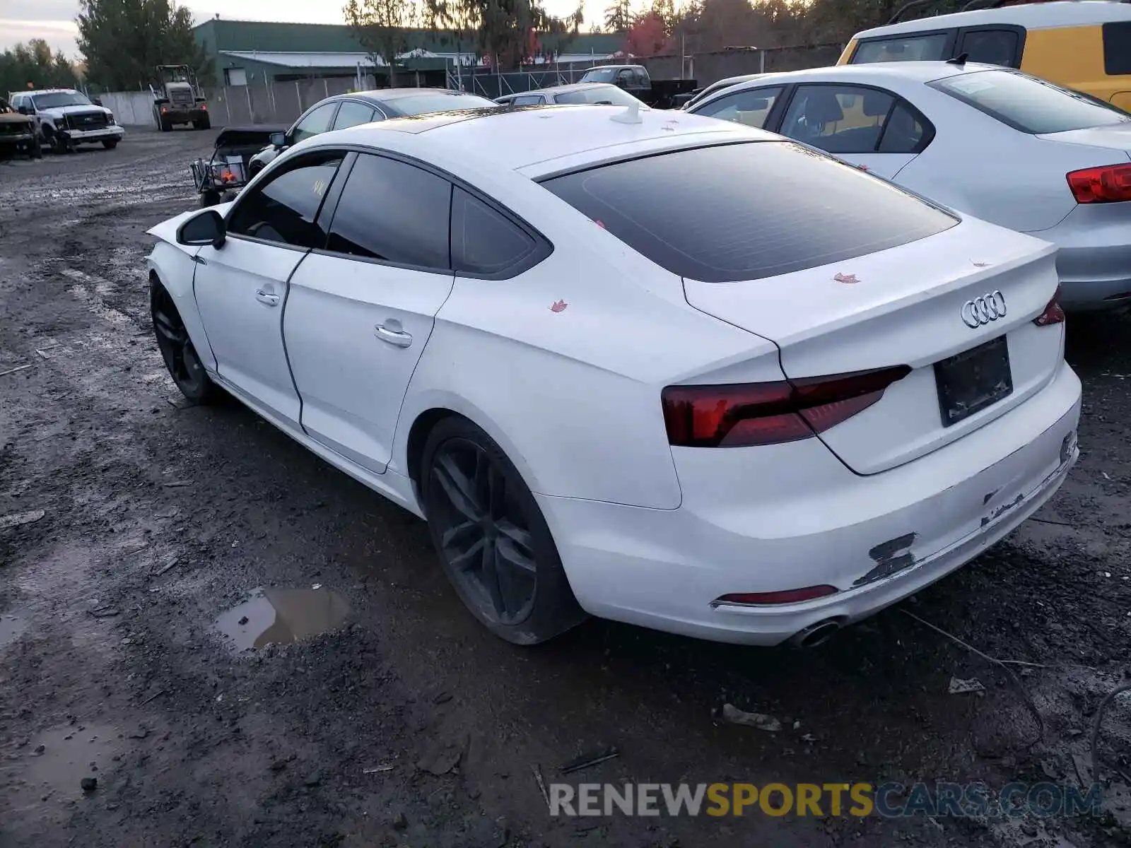 3 Photograph of a damaged car WAUANCF52KA057370 AUDI A5 2019