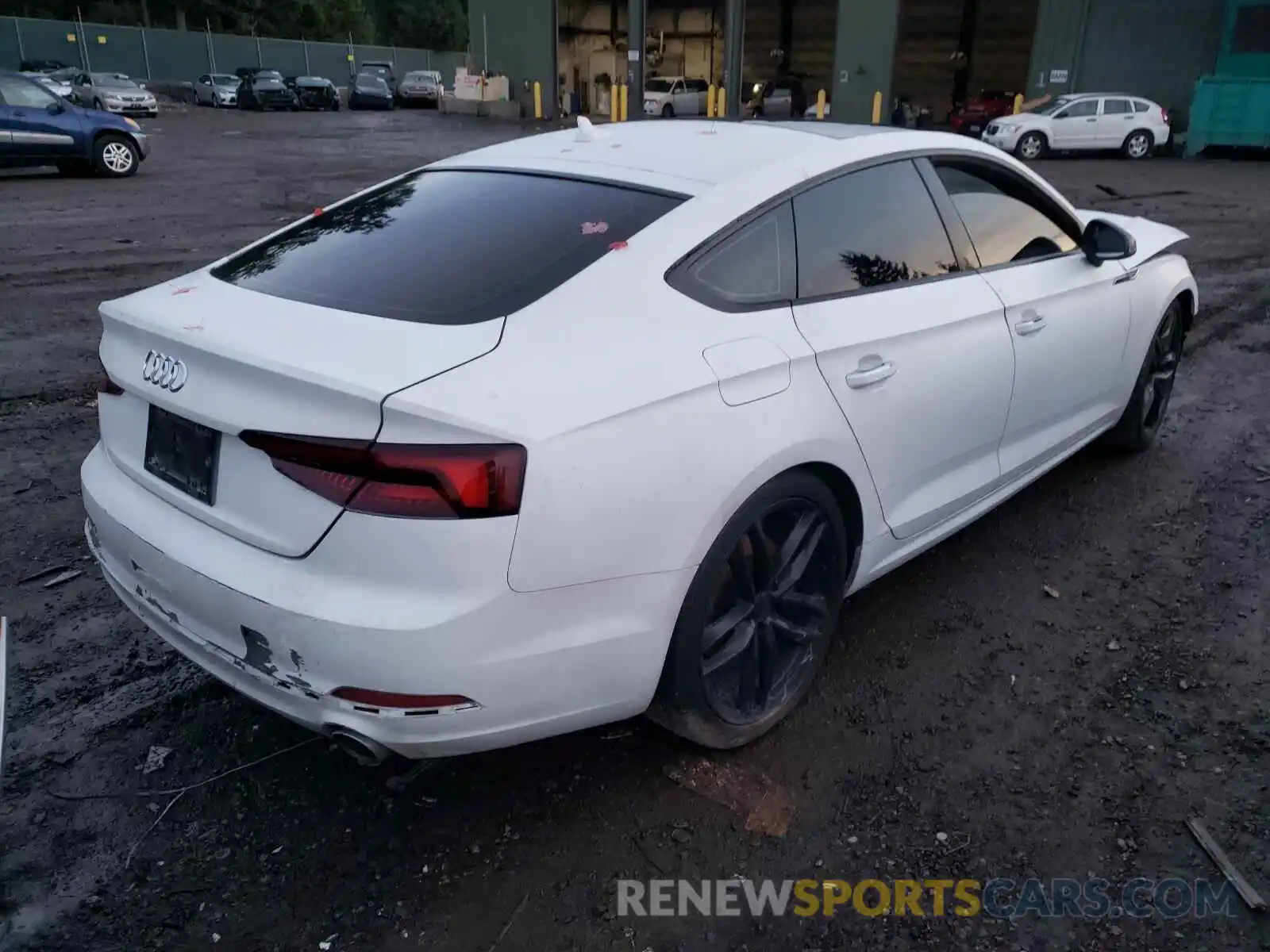 4 Photograph of a damaged car WAUANCF52KA057370 AUDI A5 2019