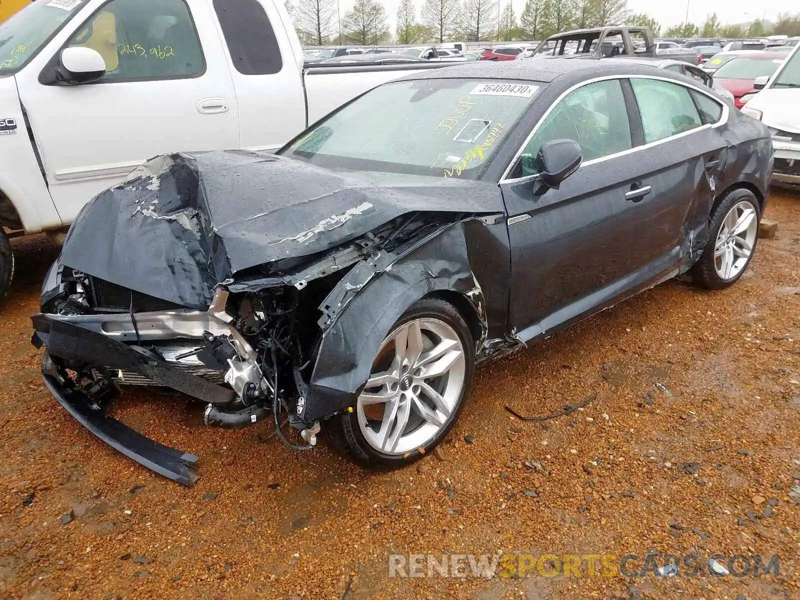 2 Photograph of a damaged car WAUANCF52KA063055 AUDI A5 2019