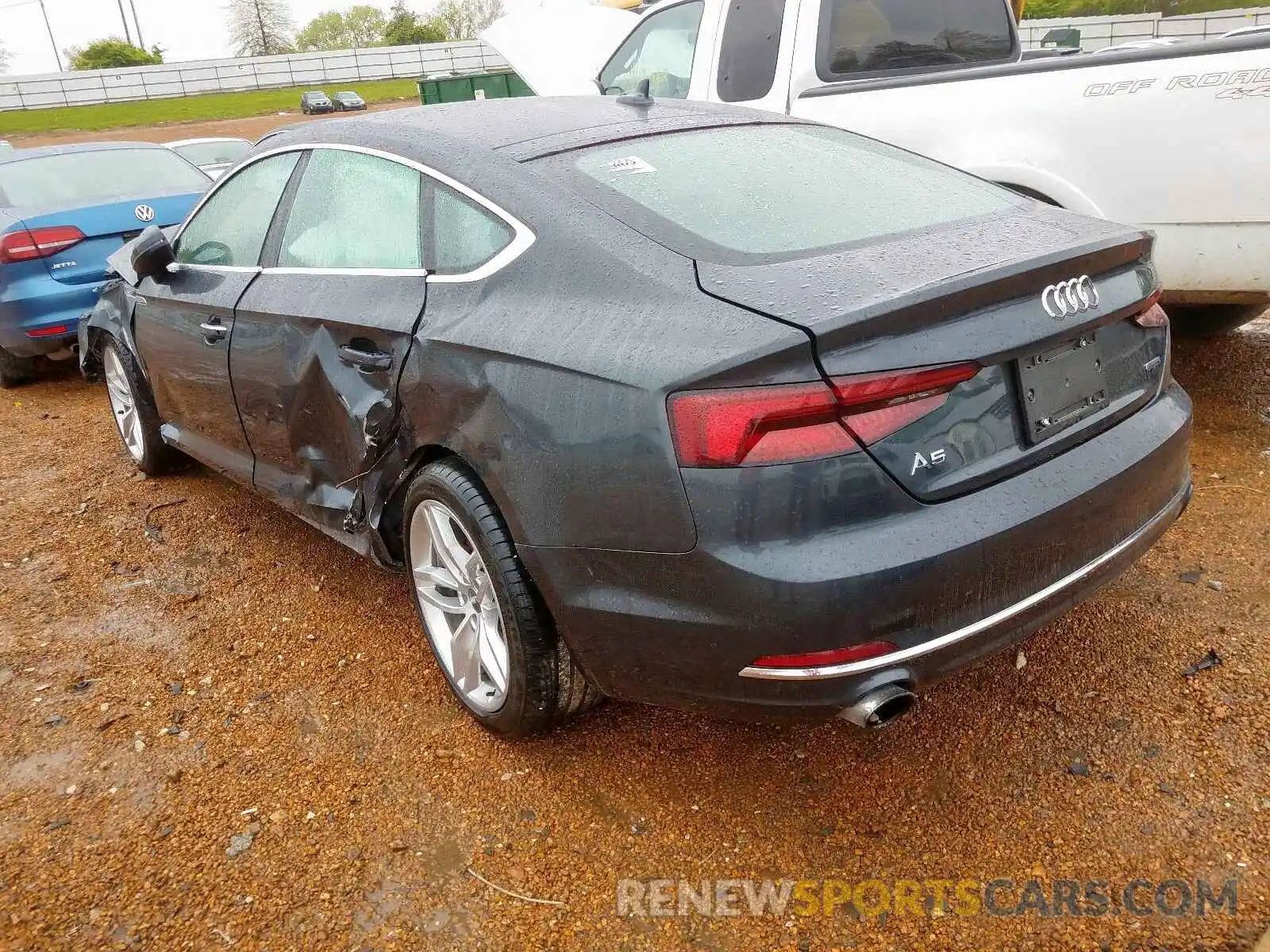 3 Photograph of a damaged car WAUANCF52KA063055 AUDI A5 2019