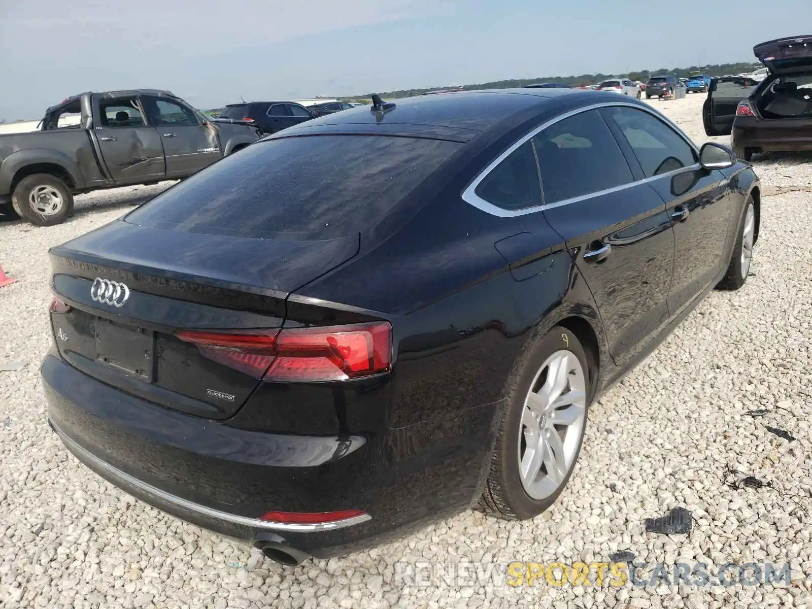 4 Фотография поврежденного автомобиля WAUANCF53KA053277 AUDI A5 2019