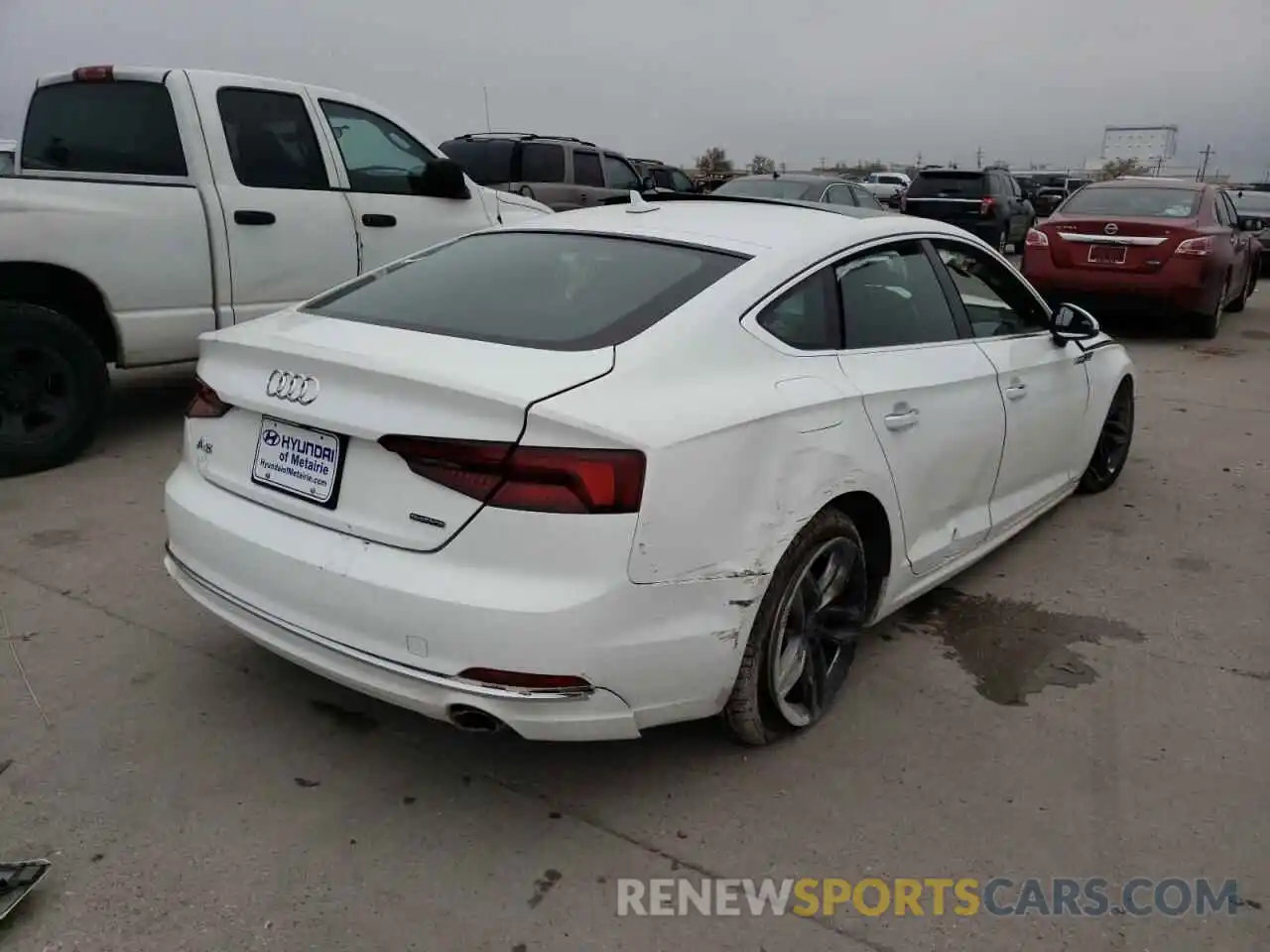 4 Photograph of a damaged car WAUANCF53KA054994 AUDI A5 2019