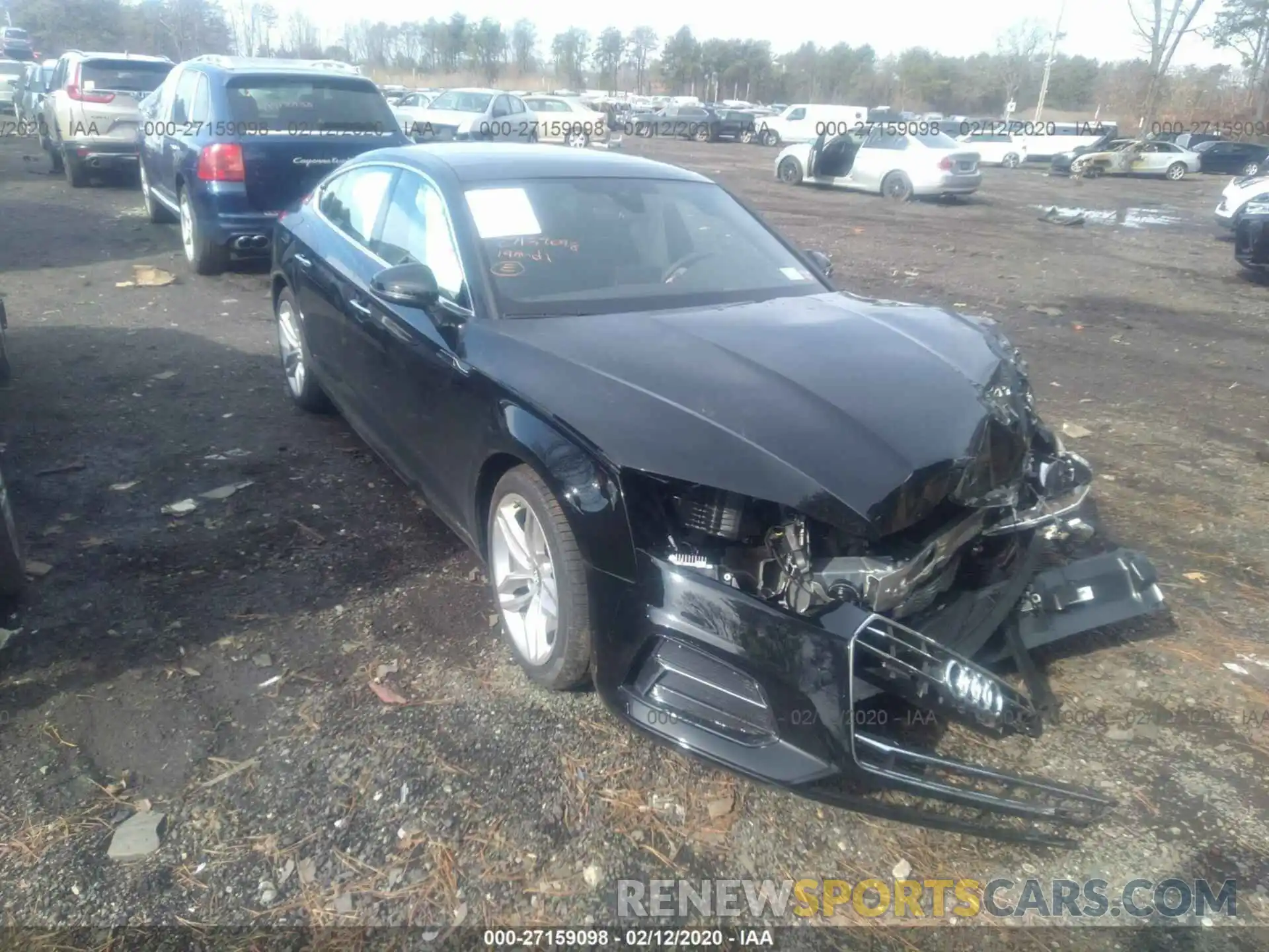 1 Photograph of a damaged car WAUANCF53KA093410 AUDI A5 2019