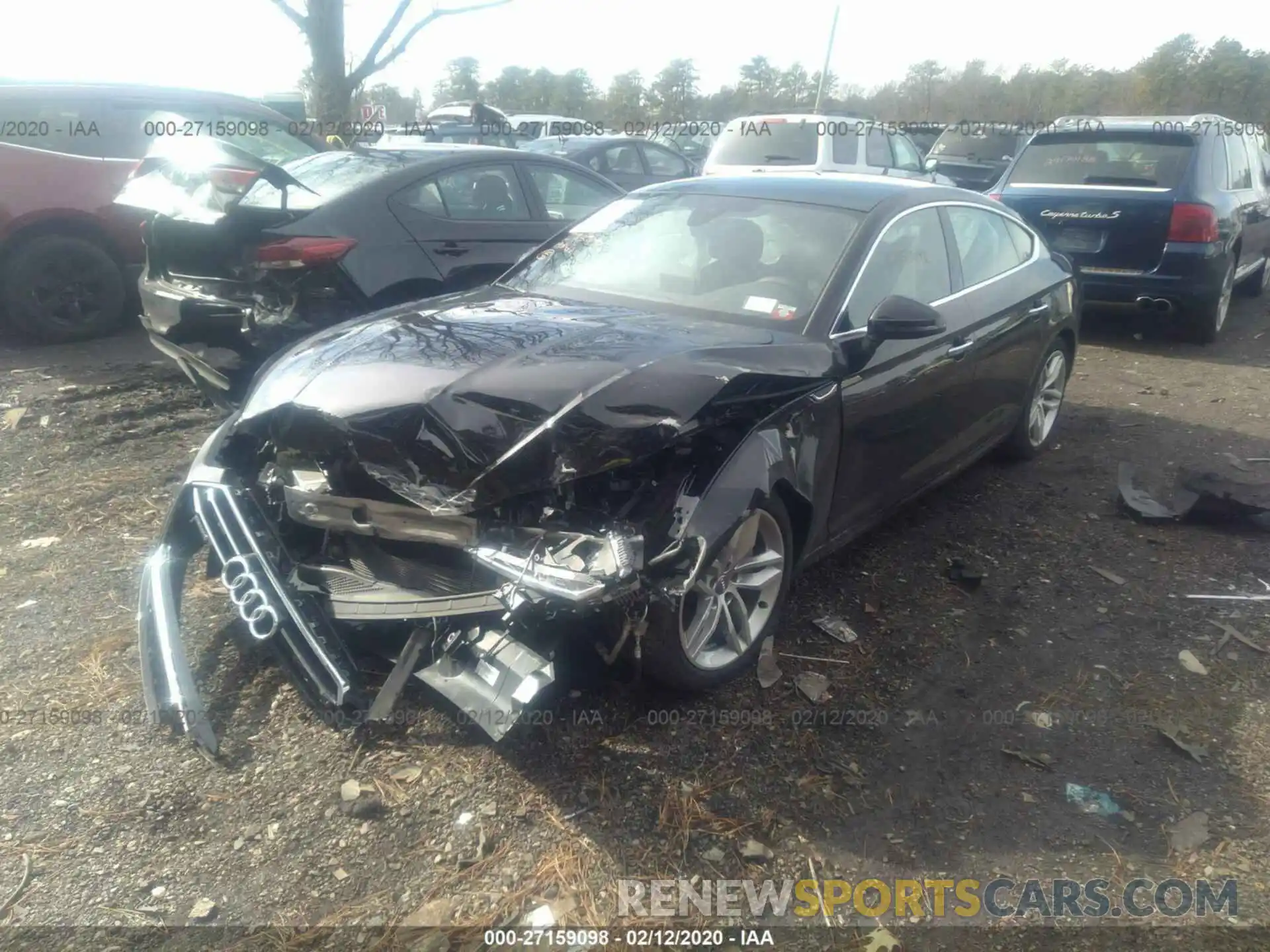 6 Фотография поврежденного автомобиля WAUANCF53KA093410 AUDI A5 2019