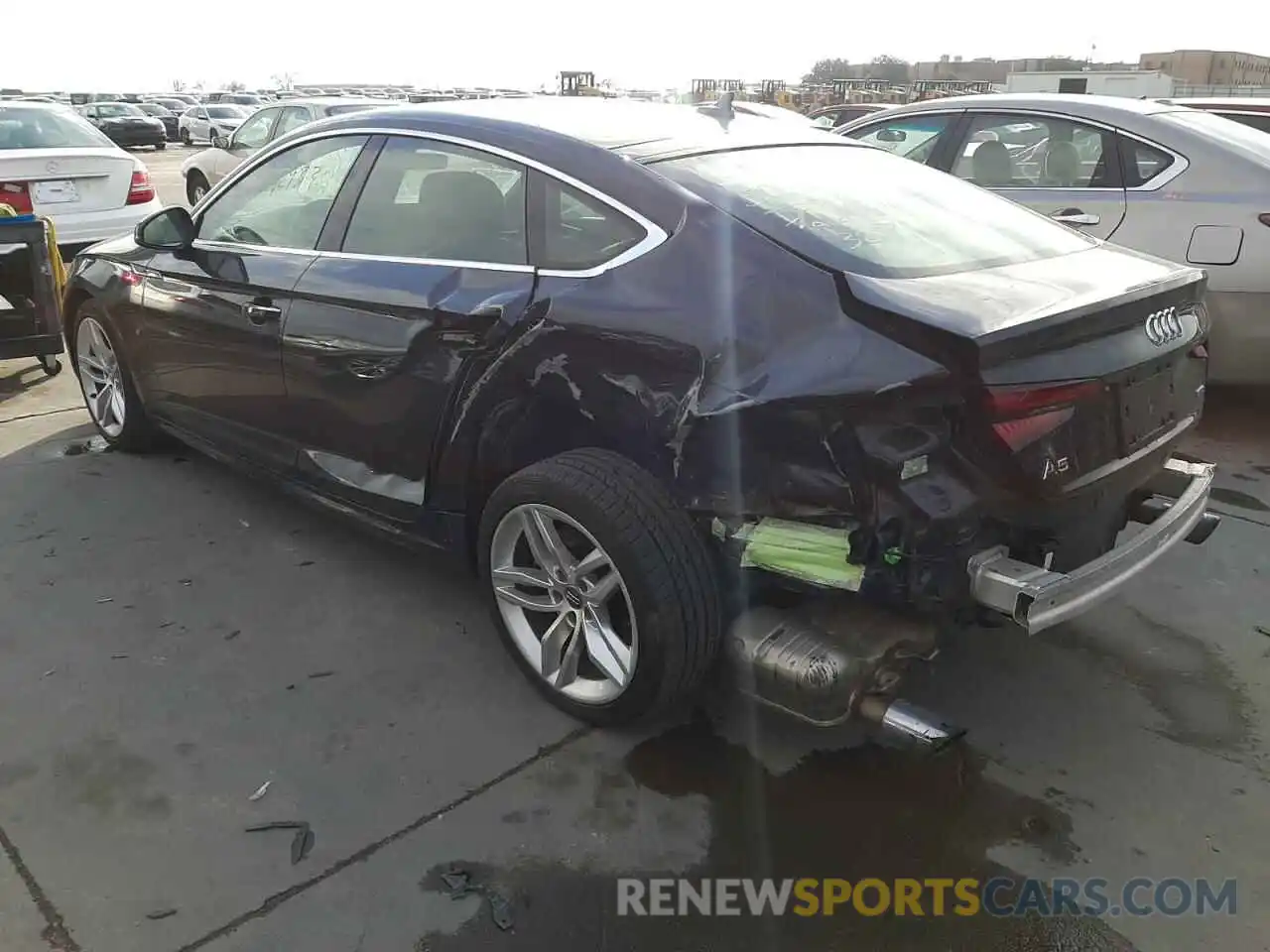 3 Photograph of a damaged car WAUANCF55KA054348 AUDI A5 2019