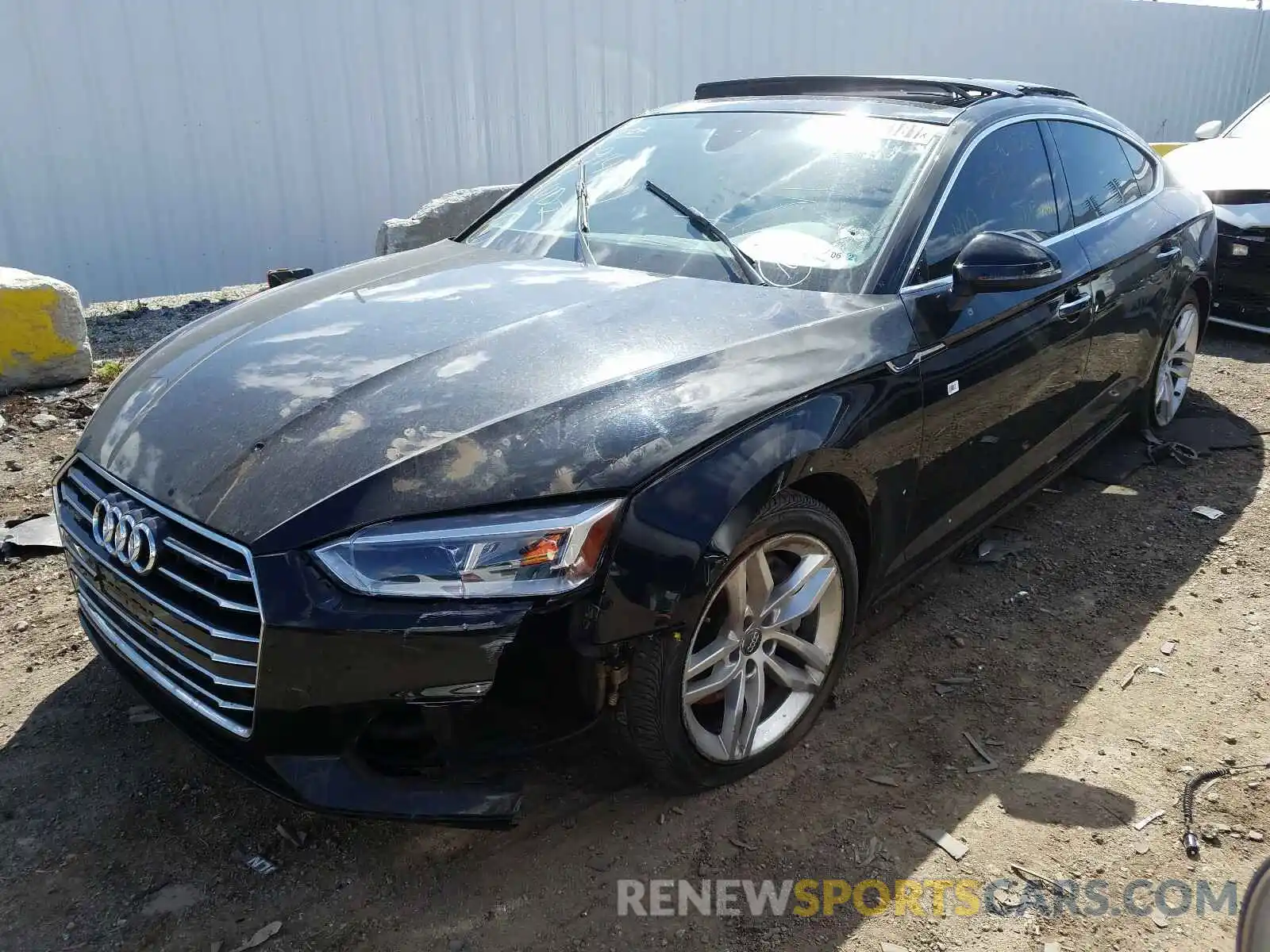 2 Photograph of a damaged car WAUANCF55KA058609 AUDI A5 2019