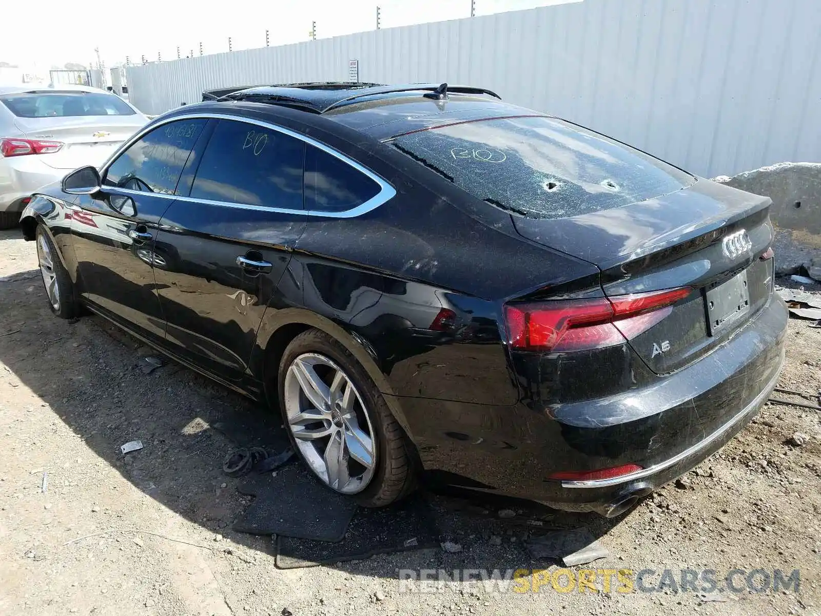 3 Photograph of a damaged car WAUANCF55KA058609 AUDI A5 2019