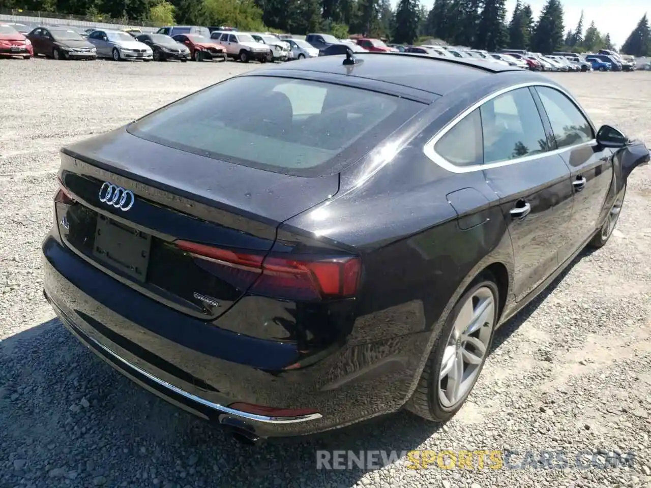 4 Photograph of a damaged car WAUANCF55KA063499 AUDI A5 2019