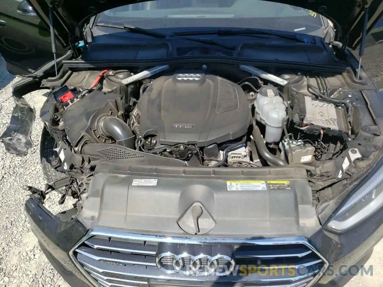 7 Photograph of a damaged car WAUANCF55KA063499 AUDI A5 2019