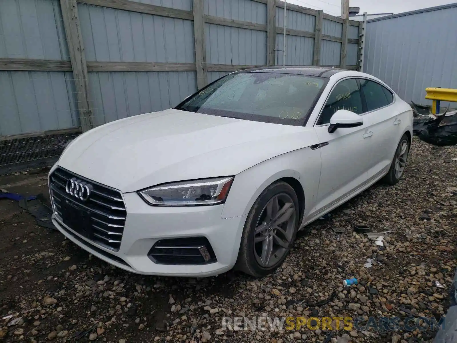 2 Photograph of a damaged car WAUANCF56KA054729 AUDI A5 2019