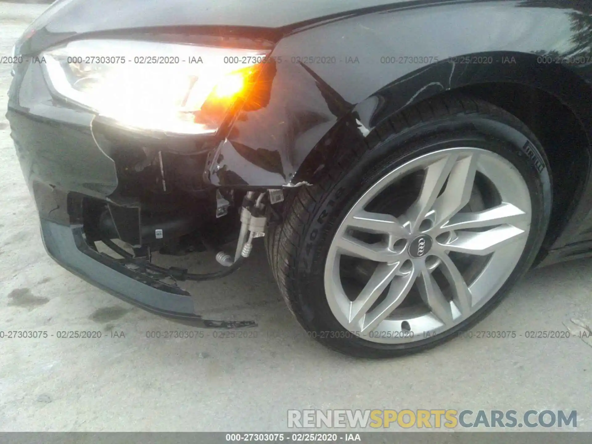 6 Photograph of a damaged car WAUANCF57KA057977 AUDI A5 2019