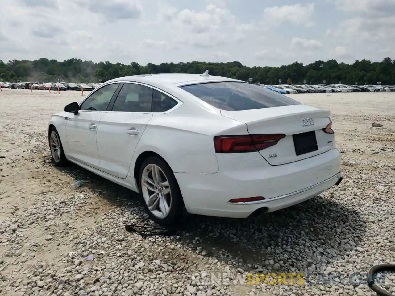 3 Photograph of a damaged car WAUANCF58KA023997 AUDI A5 2019