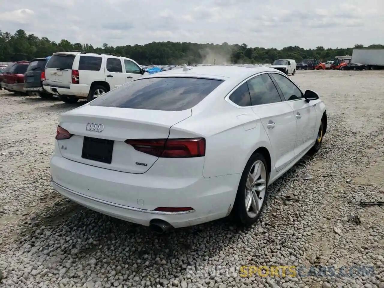 4 Photograph of a damaged car WAUANCF58KA023997 AUDI A5 2019