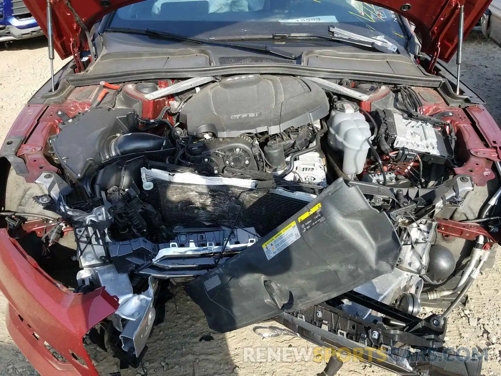 7 Фотография поврежденного автомобиля WAUANCF58KA054733 AUDI A5 2019