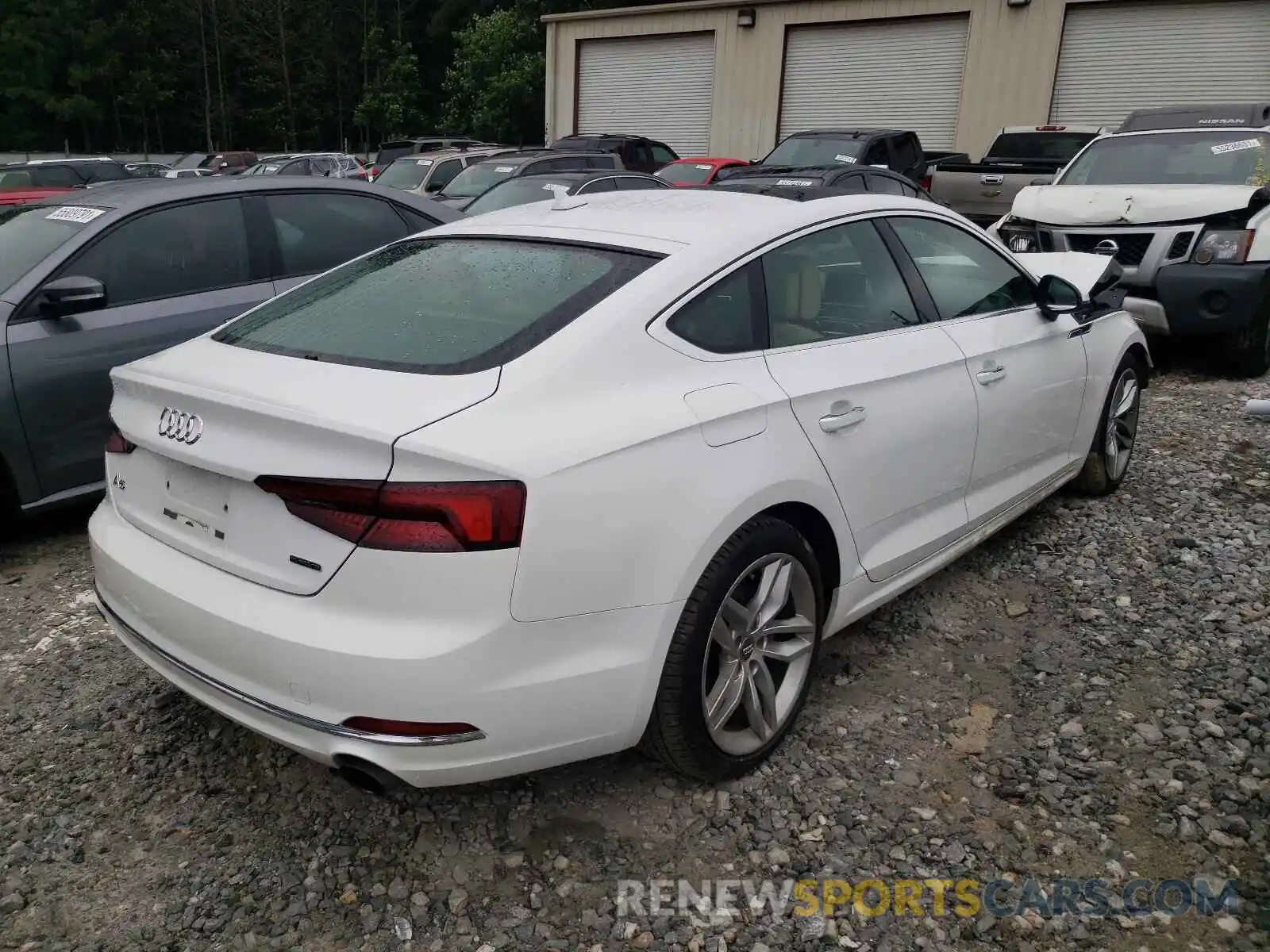 4 Photograph of a damaged car WAUANCF58KA059446 AUDI A5 2019