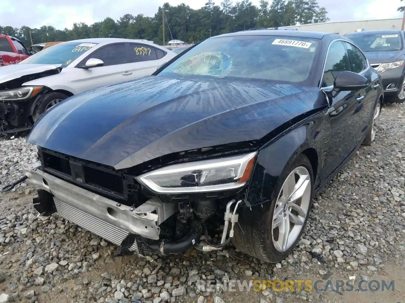 2 Photograph of a damaged car WAUANCF59KA057981 AUDI A5 2019