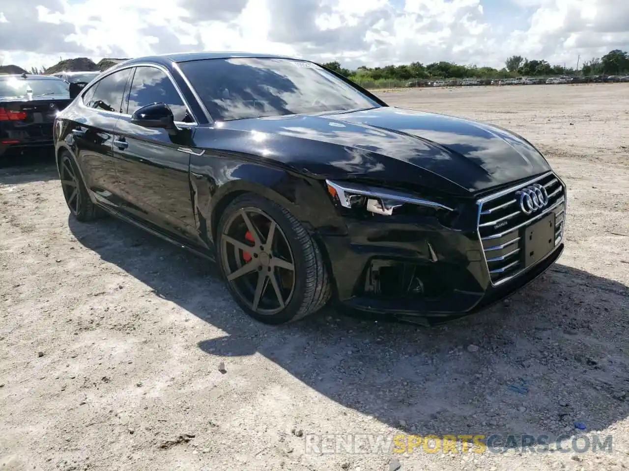 1 Photograph of a damaged car WAUANCF59KA063845 AUDI A5 2019