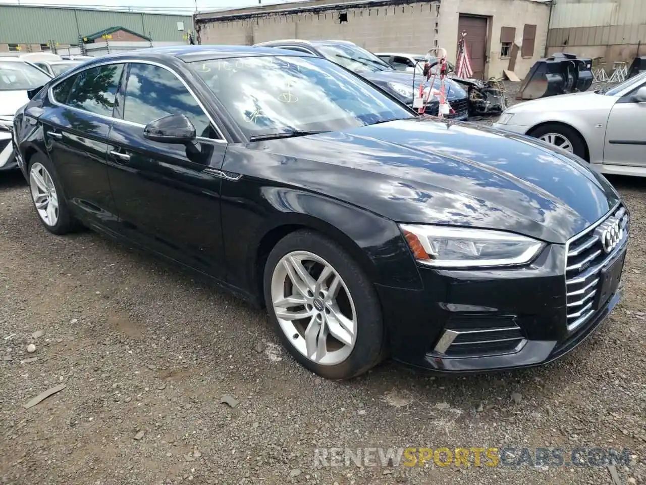 1 Photograph of a damaged car WAUANCF5XKA053695 AUDI A5 2019