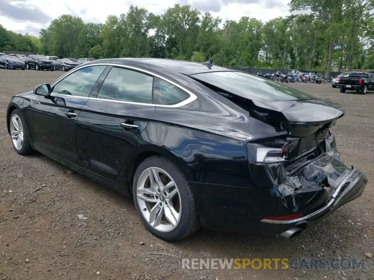 3 Photograph of a damaged car WAUANCF5XKA053695 AUDI A5 2019