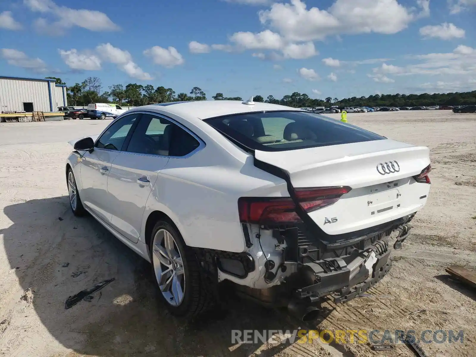 3 Photograph of a damaged car WAUANCF5XKA064258 AUDI A5 2019