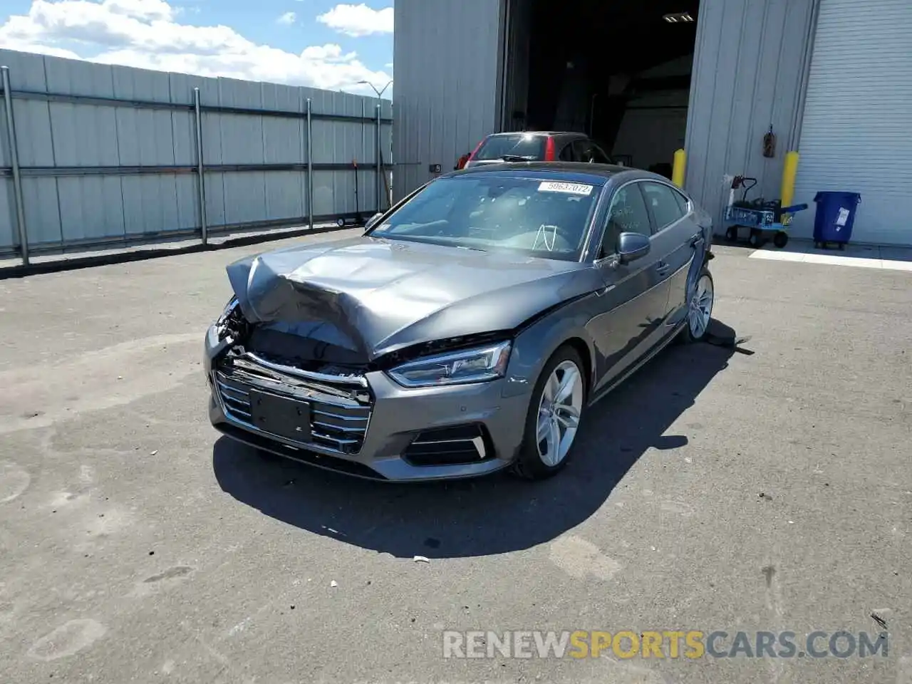 2 Photograph of a damaged car WAUBNCF50KA033279 AUDI A5 2019