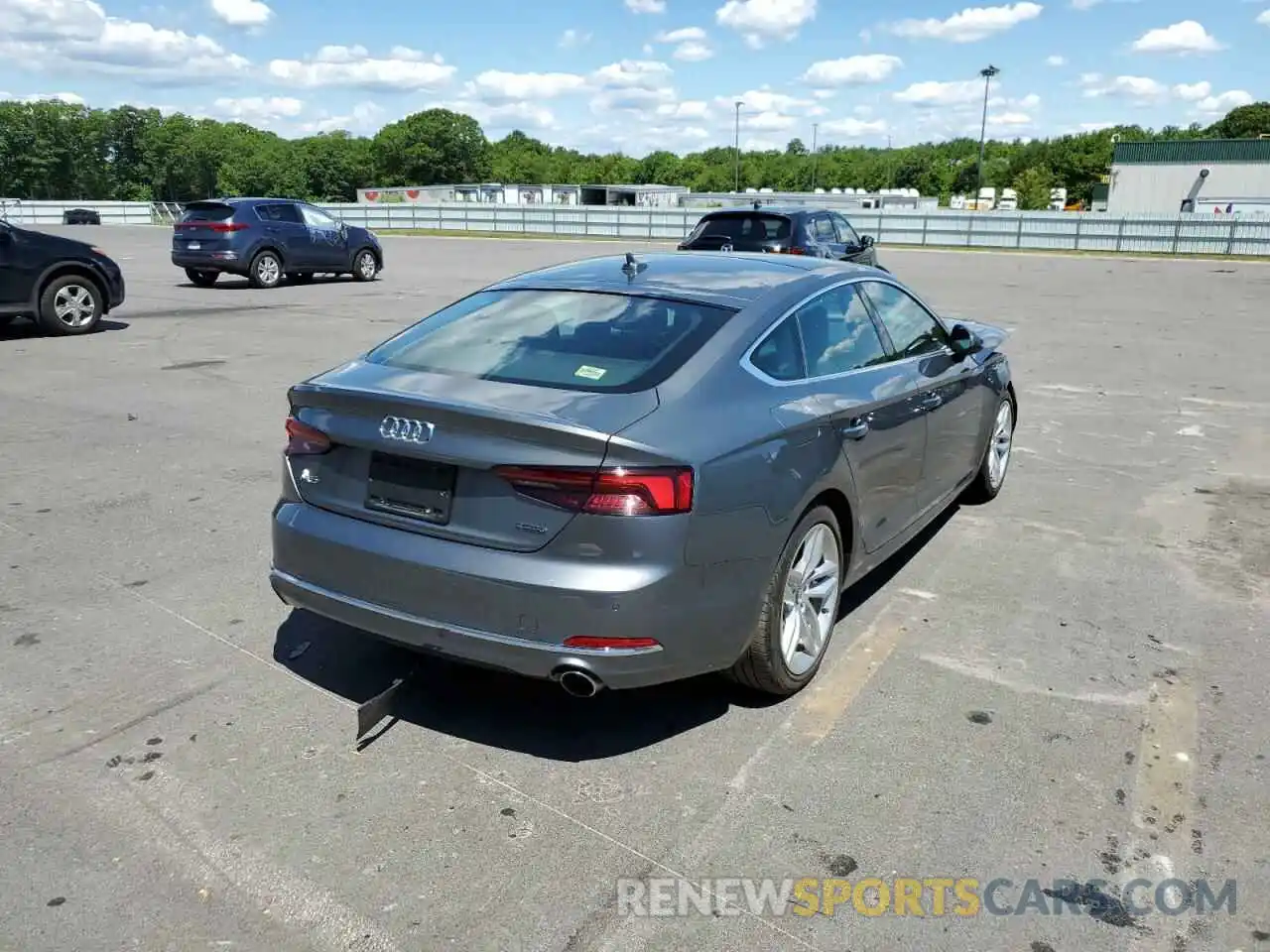 4 Photograph of a damaged car WAUBNCF50KA033279 AUDI A5 2019