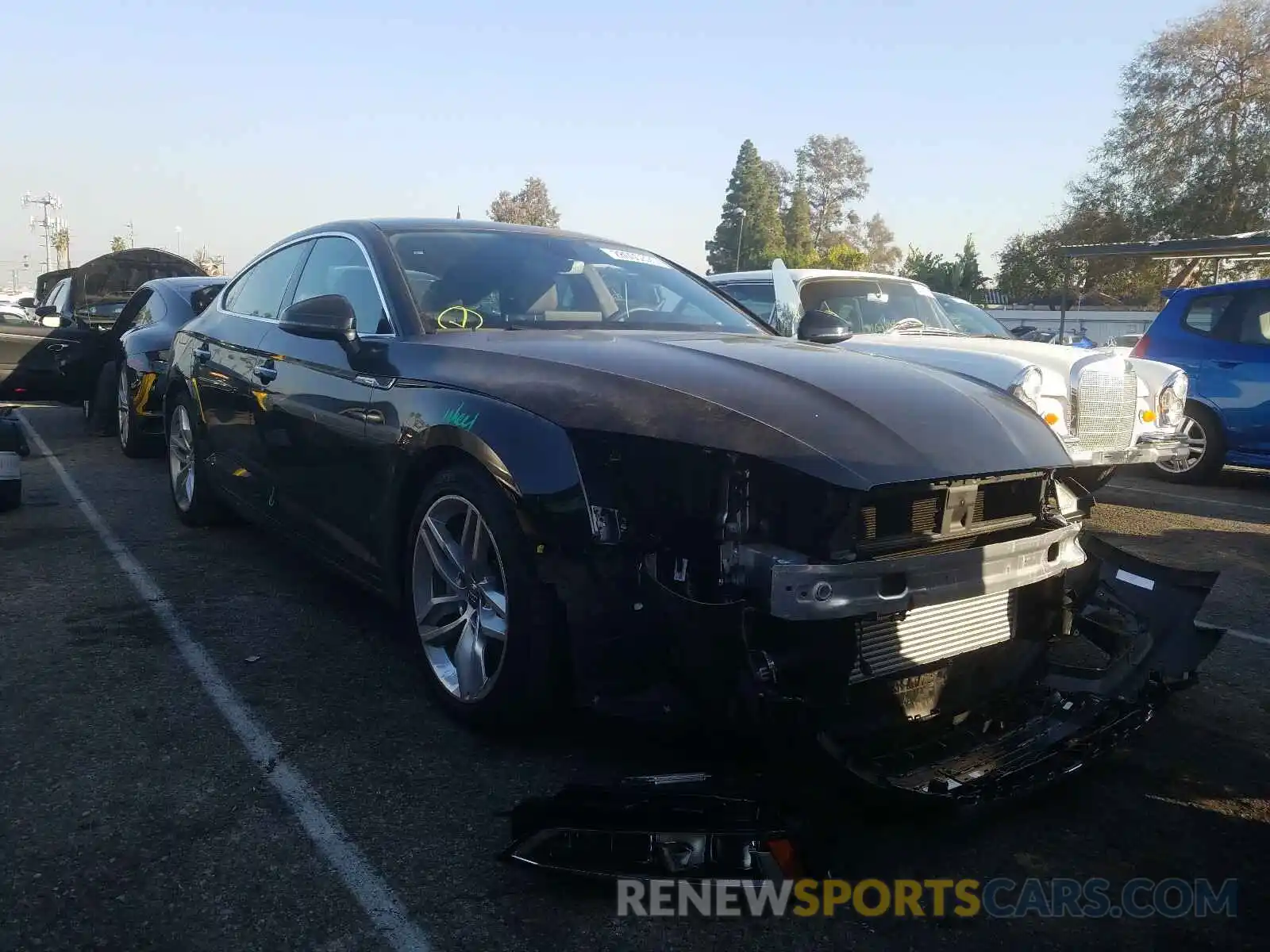 1 Photograph of a damaged car WAUBNCF50KA035498 AUDI A5 2019