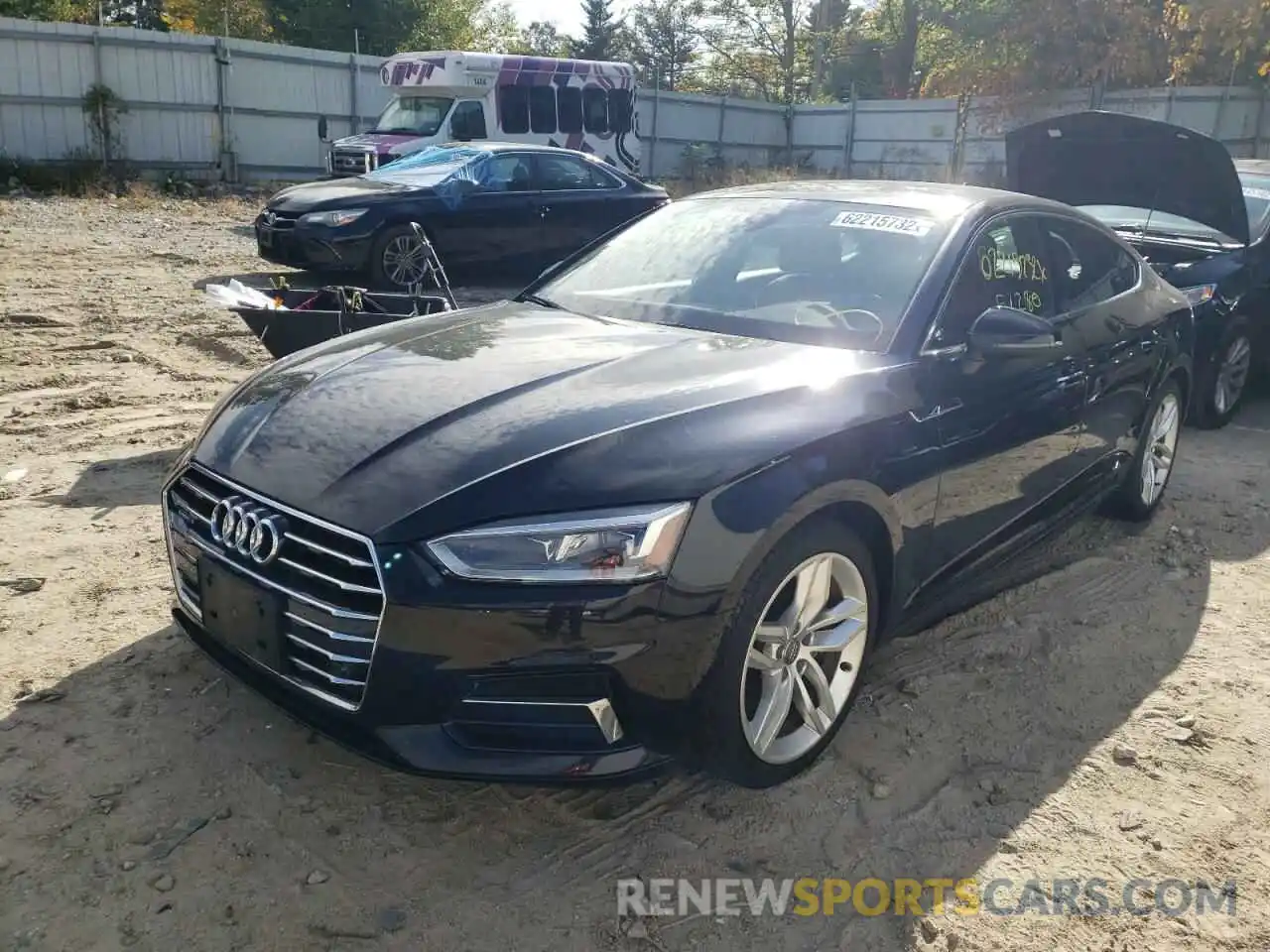 2 Photograph of a damaged car WAUBNCF53KA004844 AUDI A5 2019