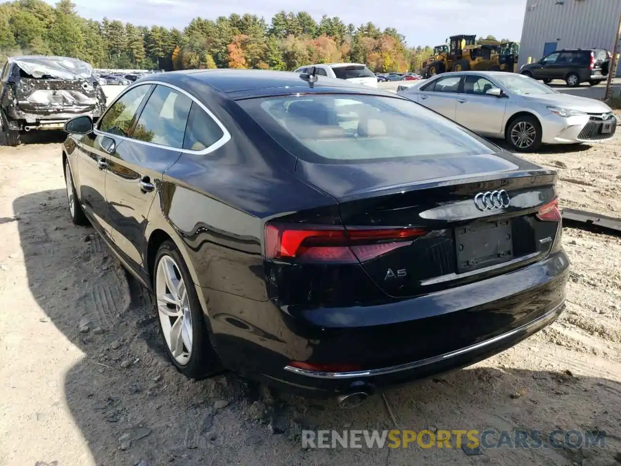 3 Photograph of a damaged car WAUBNCF53KA004844 AUDI A5 2019