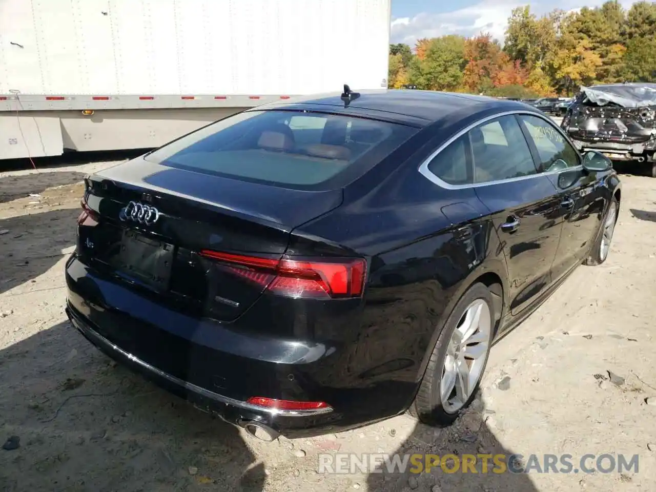 4 Photograph of a damaged car WAUBNCF53KA004844 AUDI A5 2019