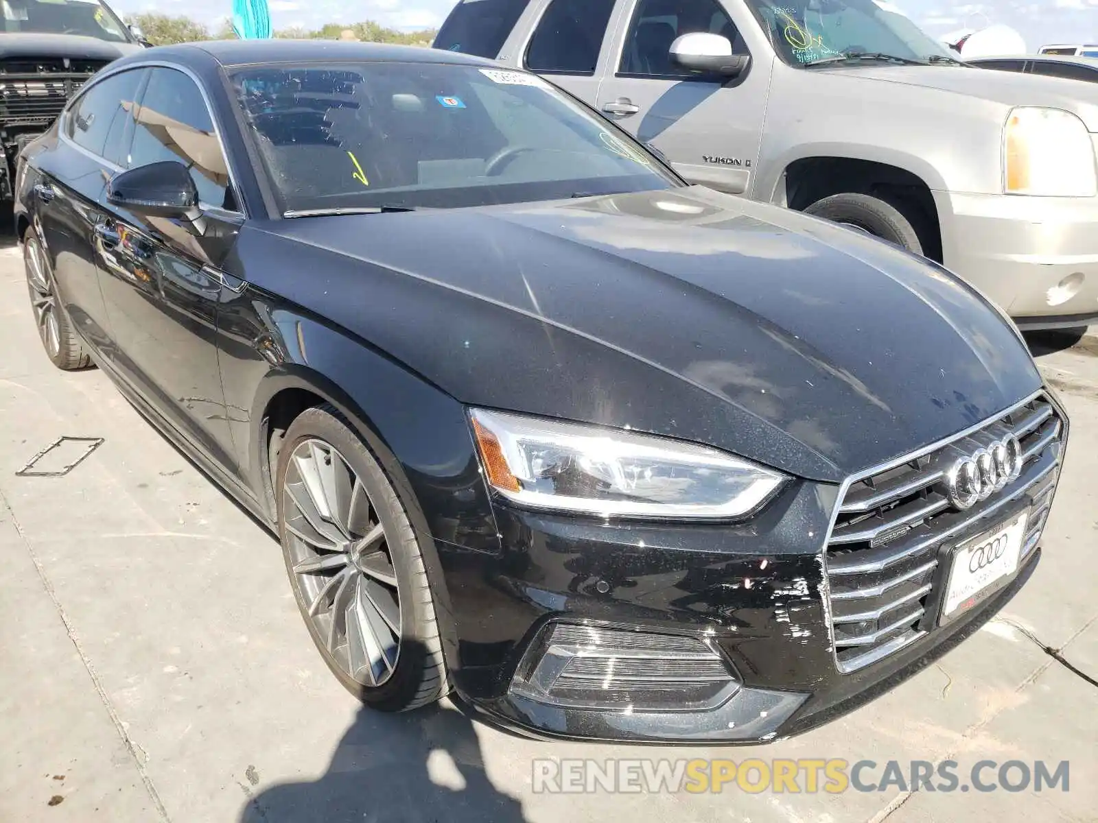 1 Photograph of a damaged car WAUBNCF53KA015715 AUDI A5 2019