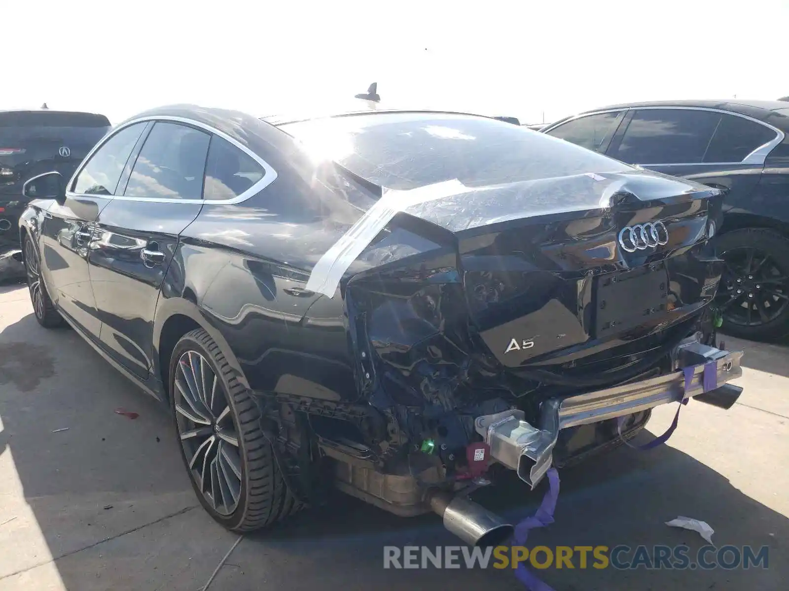 3 Photograph of a damaged car WAUBNCF53KA015715 AUDI A5 2019